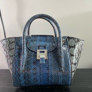 Michael Kors Collection Bancroft Teal/Snakeskin